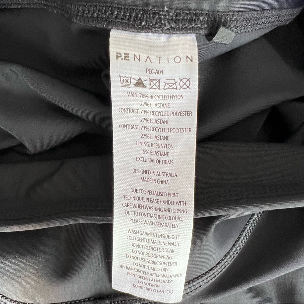 PE Nation All sports leggings Highrise in black/peach - Picture 10 of 10